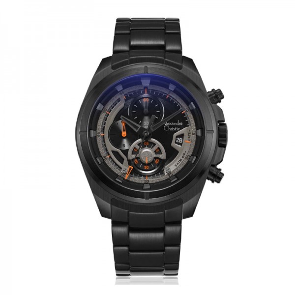 Alexandre Christie AC 6622 Black Orange Steel MCBIPBAOR